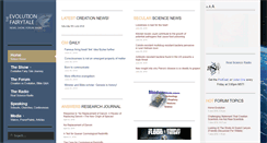 Desktop Screenshot of evolutionfairytale.com